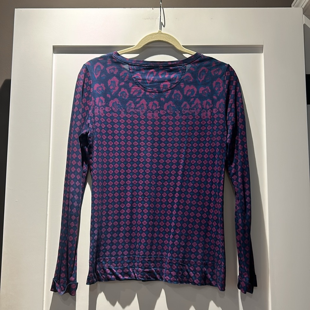Tory Burch Floral Cheetah Cotton T-Shirt - Picture 8 of 8